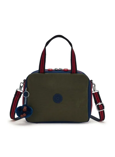 كيبلينغ Miyo Large lunchbox (with trolley sleeve) Seaweed Gr Bl