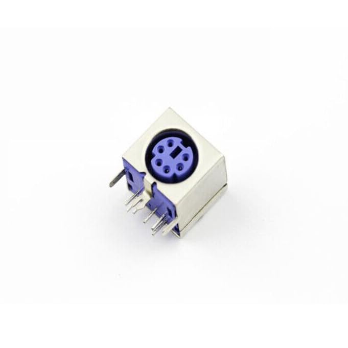 Pro3D (10 pc) 6P Purple PS-2 Socket for Keyboard/Mouse - Image 2