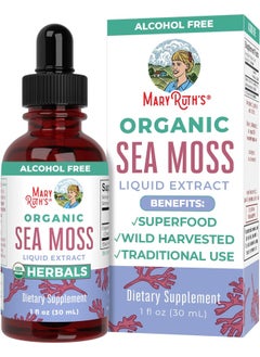 MaryRuth Organics Organic Sea Moss Liquid Drops Unflavored 1 Fl Oz  - Image 1