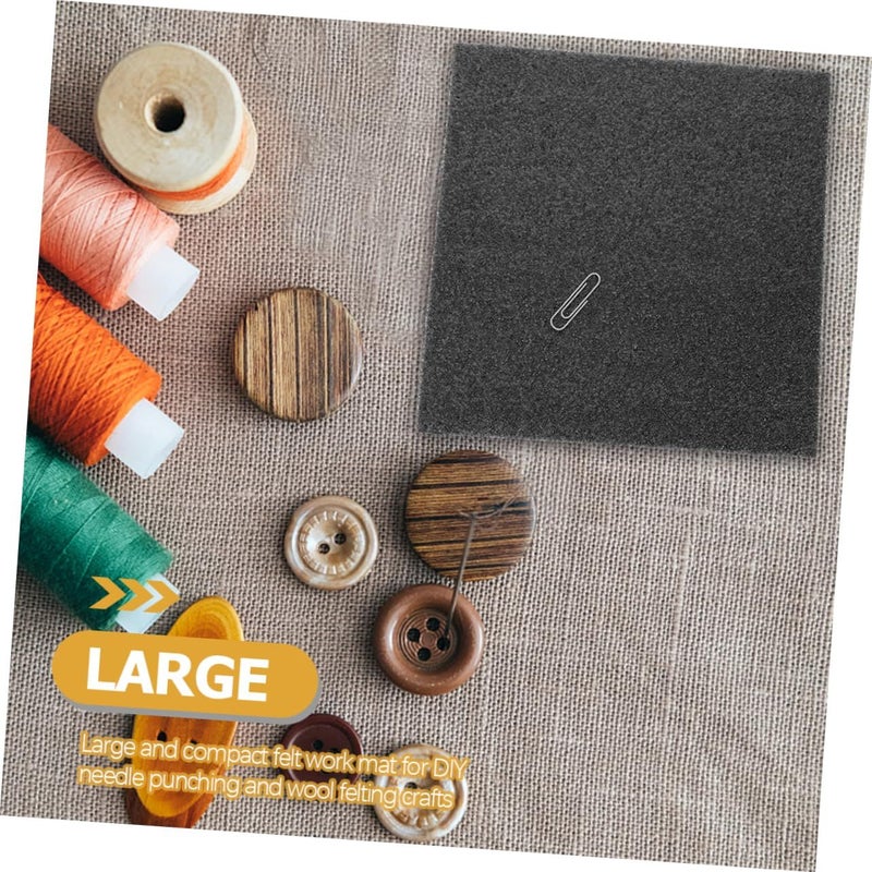 AUTSUPPL 20x20x5cm Wool Felt Craft Mat Portable Replacement Padding Sheet 3 Pack - Image 3