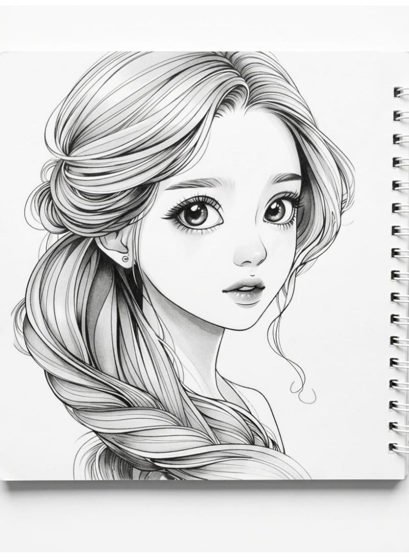 كتاب تلوين مانديلا يحتوي على48 رسمة اميرات  ، مناسب للكبار والصغار - Image 3