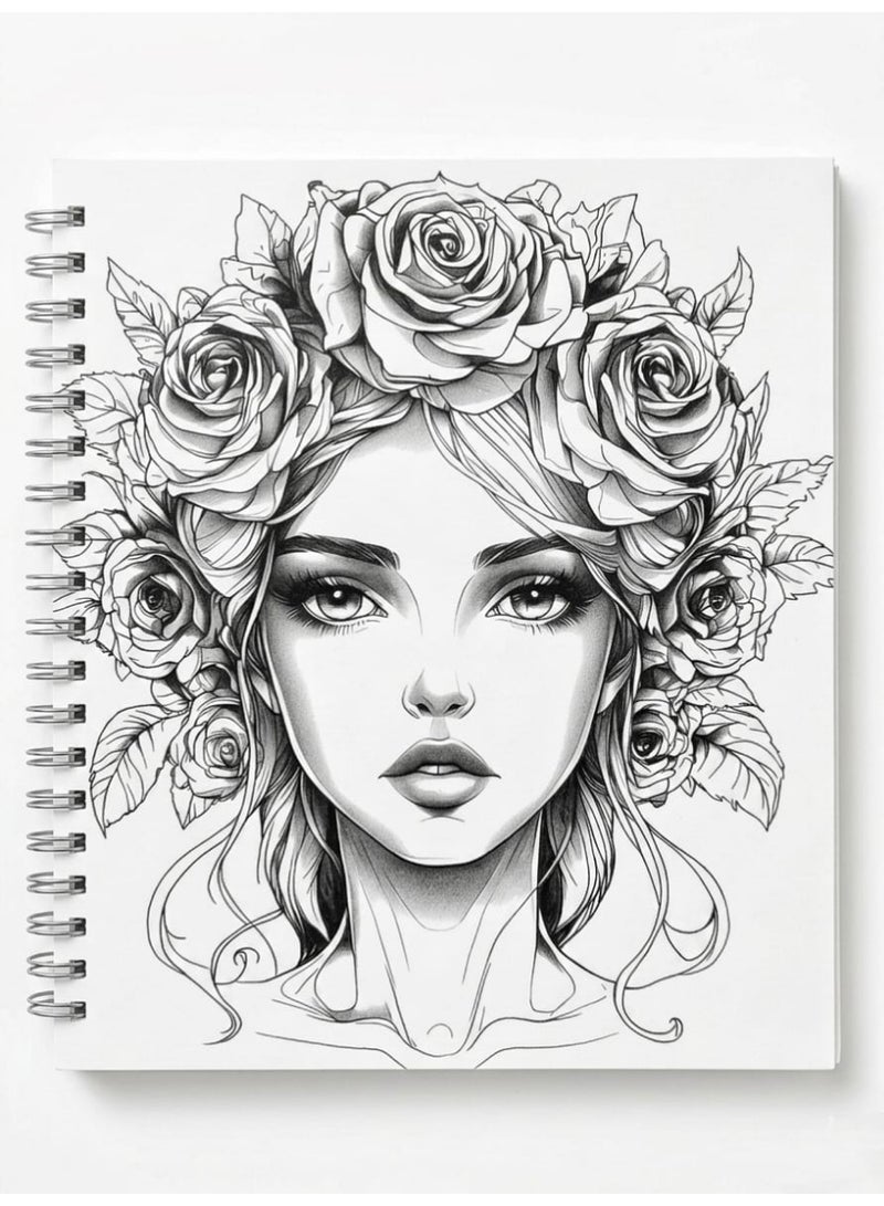كتاب تلوين مانديلا يحتوي على48 رسمة اميرات  ، مناسب للكبار والصغار - Image 2