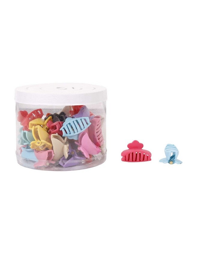 Shivarth Assorted Multicolour Girl'S Plastic Hair Clips 36 Pcs - Image 1