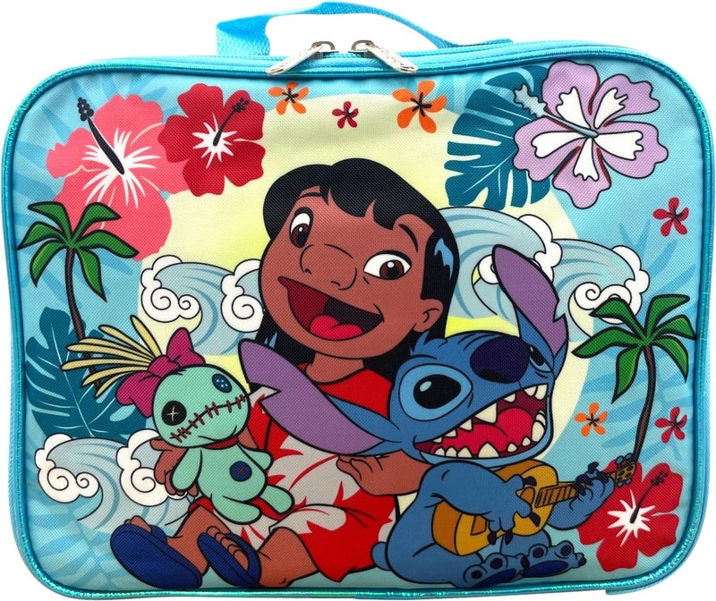 Ruz Disney Stitch 16 Inch School Backpack With Removable Lunch Box Set (Lilo & Stitch) - Image 2