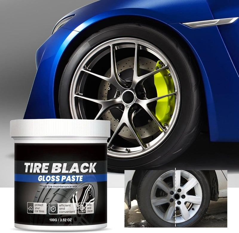 Car Tire Wax | Premium Liquid Formula, 6.2x5.7cm Compact Container, Durable Protective Layer | Cleans Polishes Restores Metal, Prevents Environmental Damage | Auto Wheel Maintenance Solution For Truck - Image 2