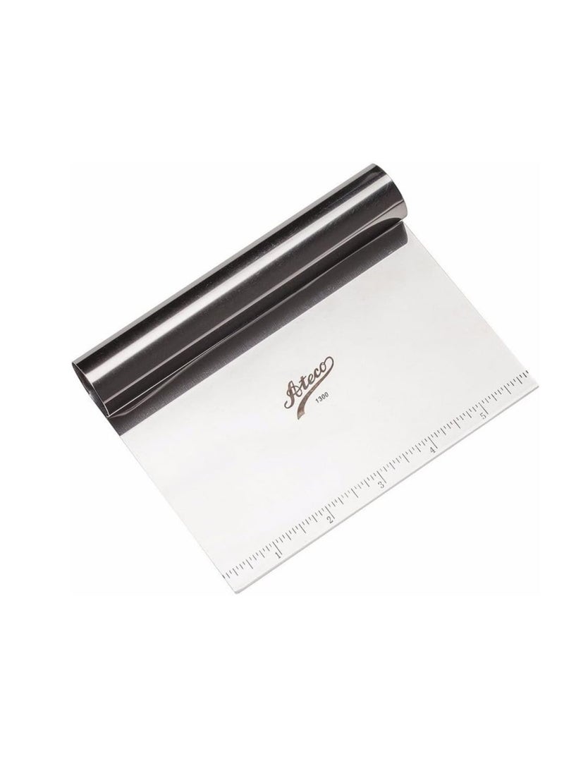 Ateco Ateco Stainless Handle Bench Scraper, 5.9-Inches by 3-Inches, Stainless Steel  - Image 1