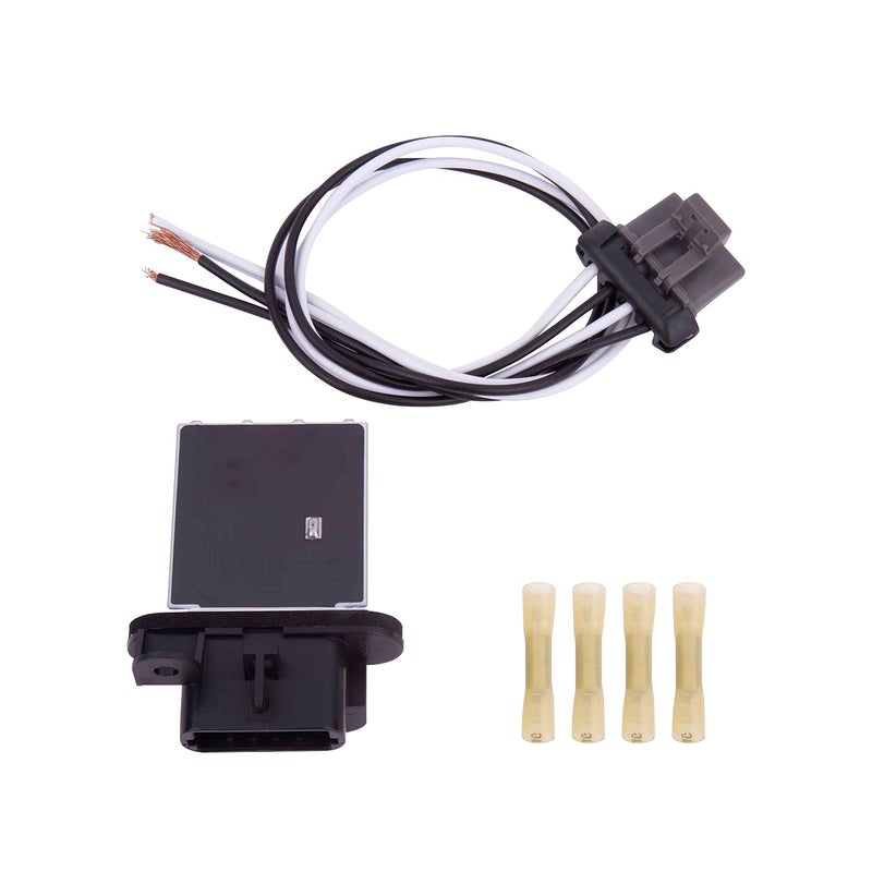 AA Ignition HVAC Blower Motor Resistor Kit - Replaces 973-582, 8713804050, 8713804052, ‎4P1650, JA1772, RU1435 - Compatible with Toyota Tacoma Vehicles - 2005, 2006, 2007, 2008, 2009, 2010-2017 HVAC Control - Image 1