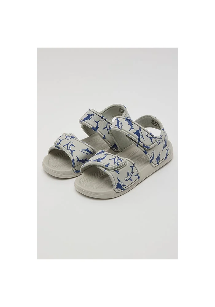 R&b Printed Velcro Sandals