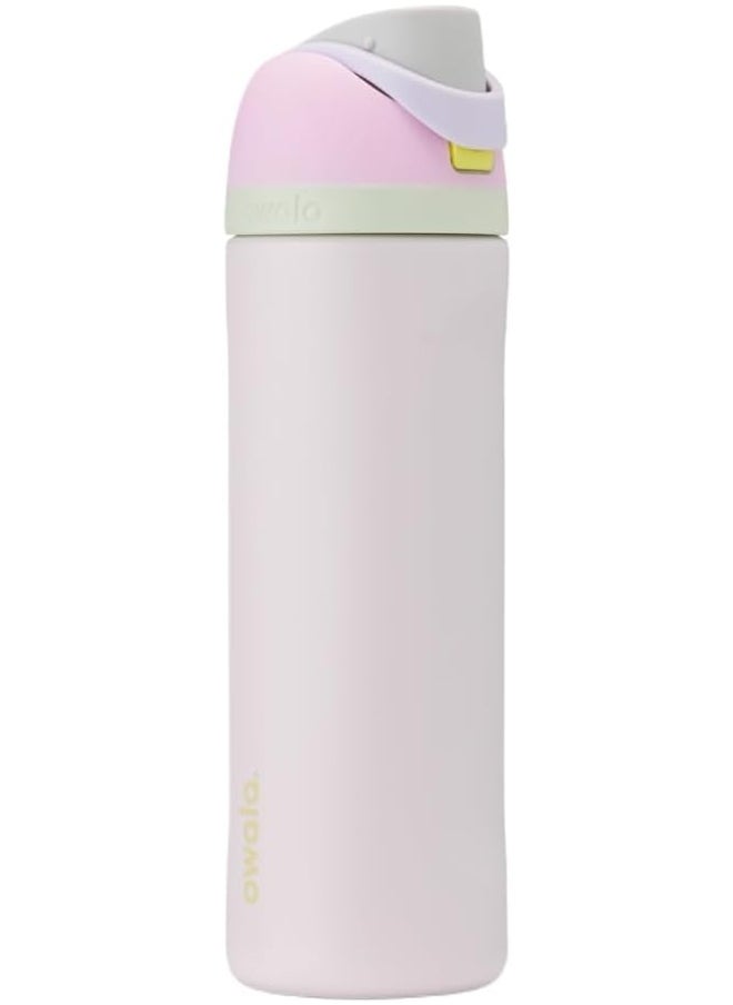 Owala - Flip Insulated Stainless Steel Water Bottle With Straw For Sports And Travel, Bpa-Free, 24-Ounce, Candy Coated - Image 1