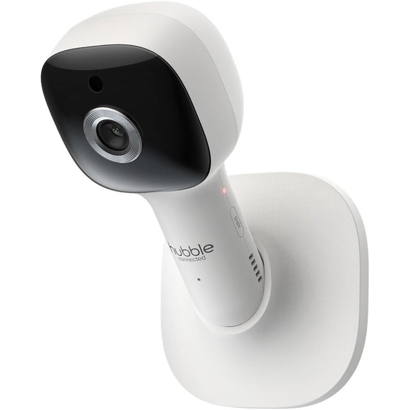 Hubble Connected Nursery Pal Cloud Smart Connected, Wi-Fi Enabled Baby Monitor with 5-Inch HD Color Parent Unit Viewer, Soothing Sounds and White Noise, 7-Color Night Light, Wall Mount, White - Image 2