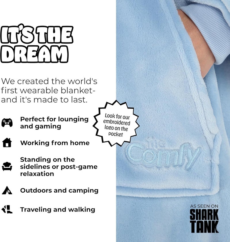 THECOMFY Dream | Oversized Light Microfiber Wearable Blanket, Seen on Shark Tank, One Size Fits All - Image 1