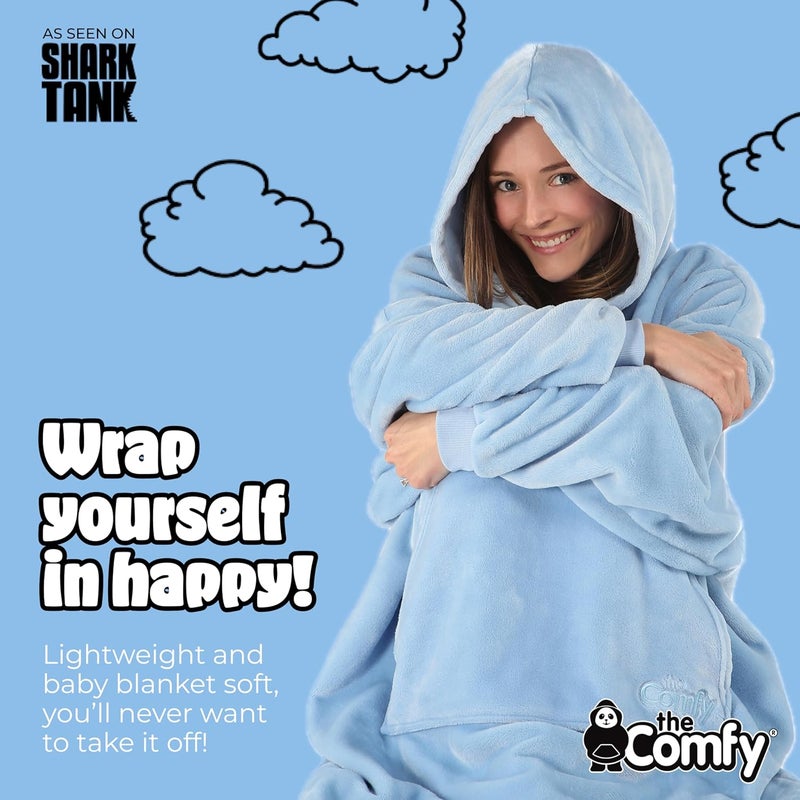 THECOMFY Dream | Oversized Light Microfiber Wearable Blanket, Seen on Shark Tank, One Size Fits All - Image 2