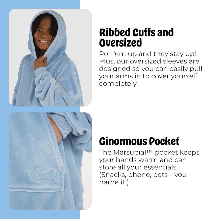 THECOMFY Dream | Oversized Light Microfiber Wearable Blanket, Seen on Shark Tank, One Size Fits All - Image 4