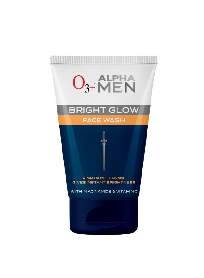 O3+ ALPHA MEN Bright Glow Face Wash 100g - Image 1