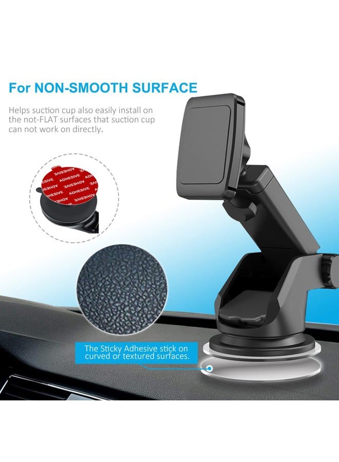 PKYAA Dashboard Pad Mounting Disk Sticky Adhesive Replacement Kit, 6pcs 3.15"(80mm) Circle Heat Resistant Double-Sided Stickers for Suction Cup Car Phone Holder Disc & Windshield Dash Cam - Image 5