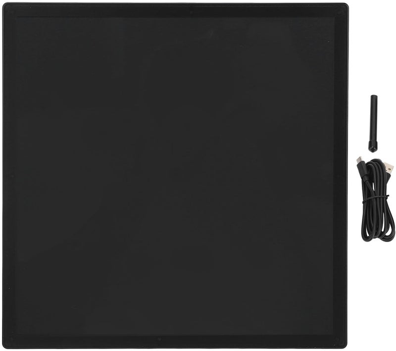 شاشة عرض LED من مارهينشوس 16x16 مصفوفة LED شاشة ساعة فنية متحركة تعمل بالطاقة عبر USB، إطار متعدد الوظائف قابل للبرمجة لتزيين المكتب أو الجدار، مع إطار عرض فني مقاس 7.9 بوصة، مجهز بـ 16x16 - Image 2