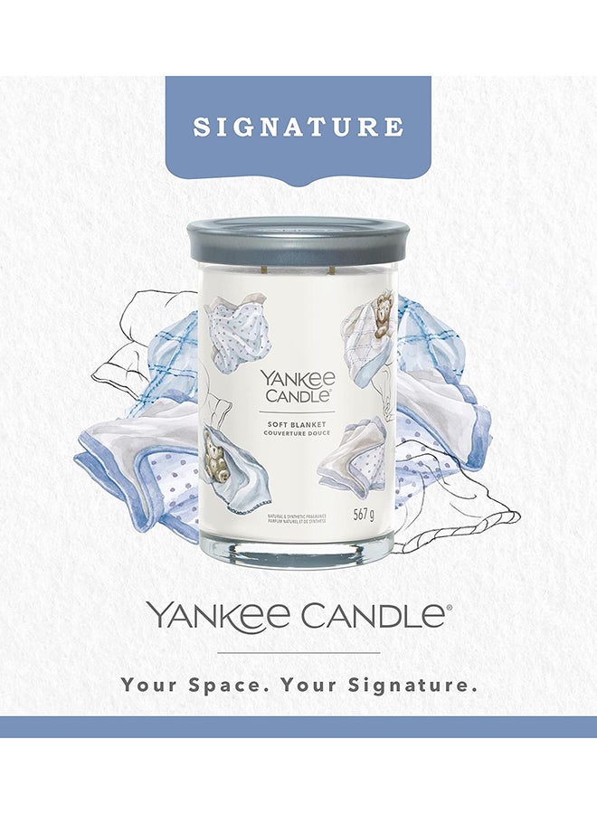 YANKEE CANDLE شمعة يانكي كاندل المعطرة | شمعة كبيرة بغطاء مزدوج | مزيج شمع الصويا - Image 4