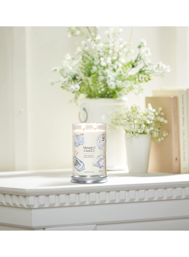 YANKEE CANDLE شمعة يانكي كاندل المعطرة | شمعة كبيرة بغطاء مزدوج | مزيج شمع الصويا - Image 5