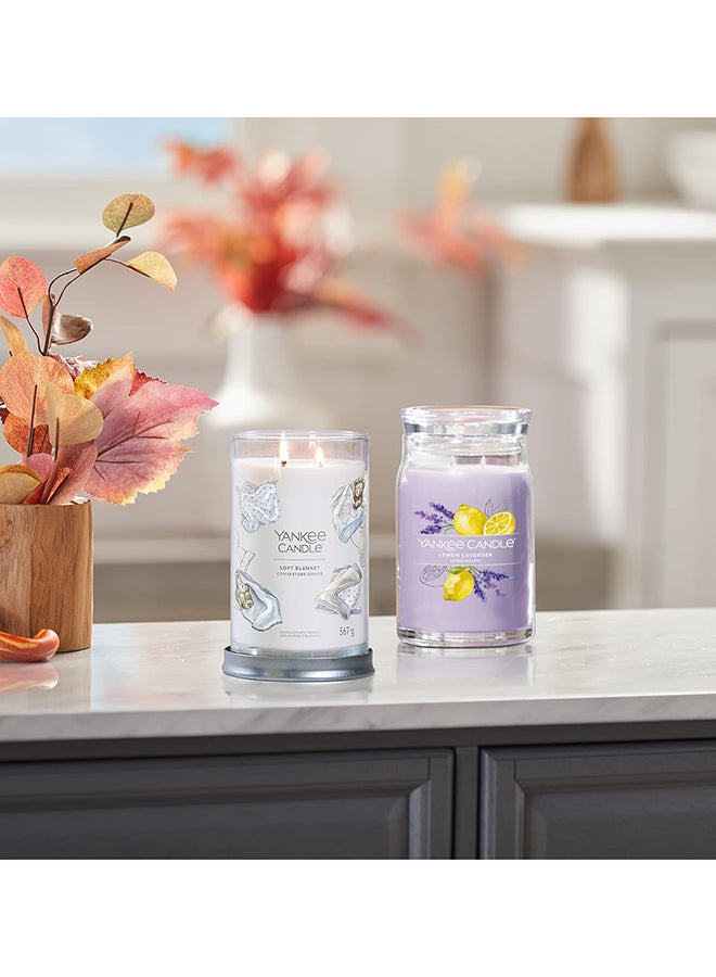 YANKEE CANDLE شمعة يانكي كاندل المعطرة | شمعة كبيرة بغطاء مزدوج | مزيج شمع الصويا - Image 3