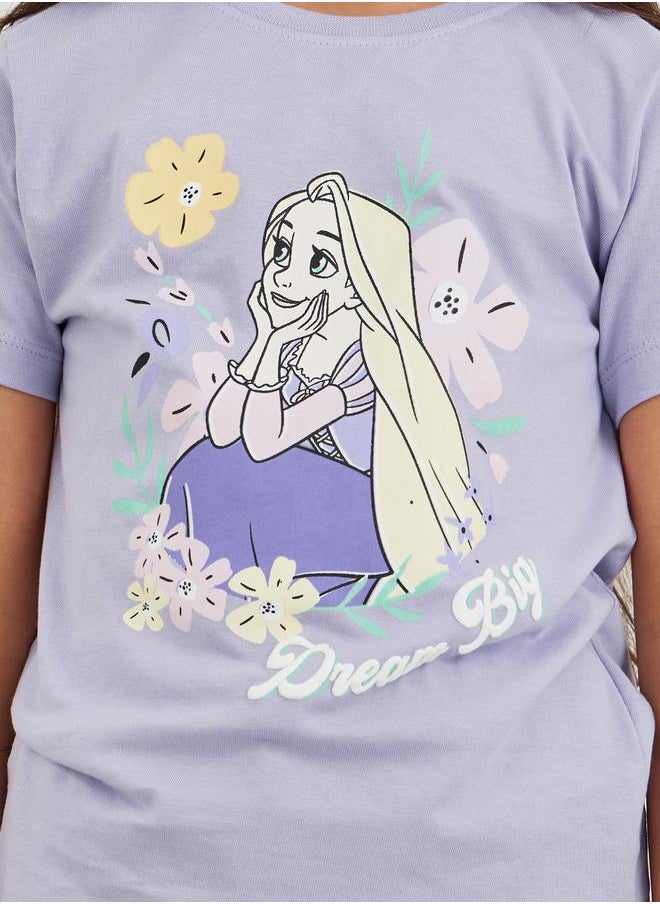 Styli Styli Girls Rapunzel Print Short Sleeve T-Shirt  - Image 3