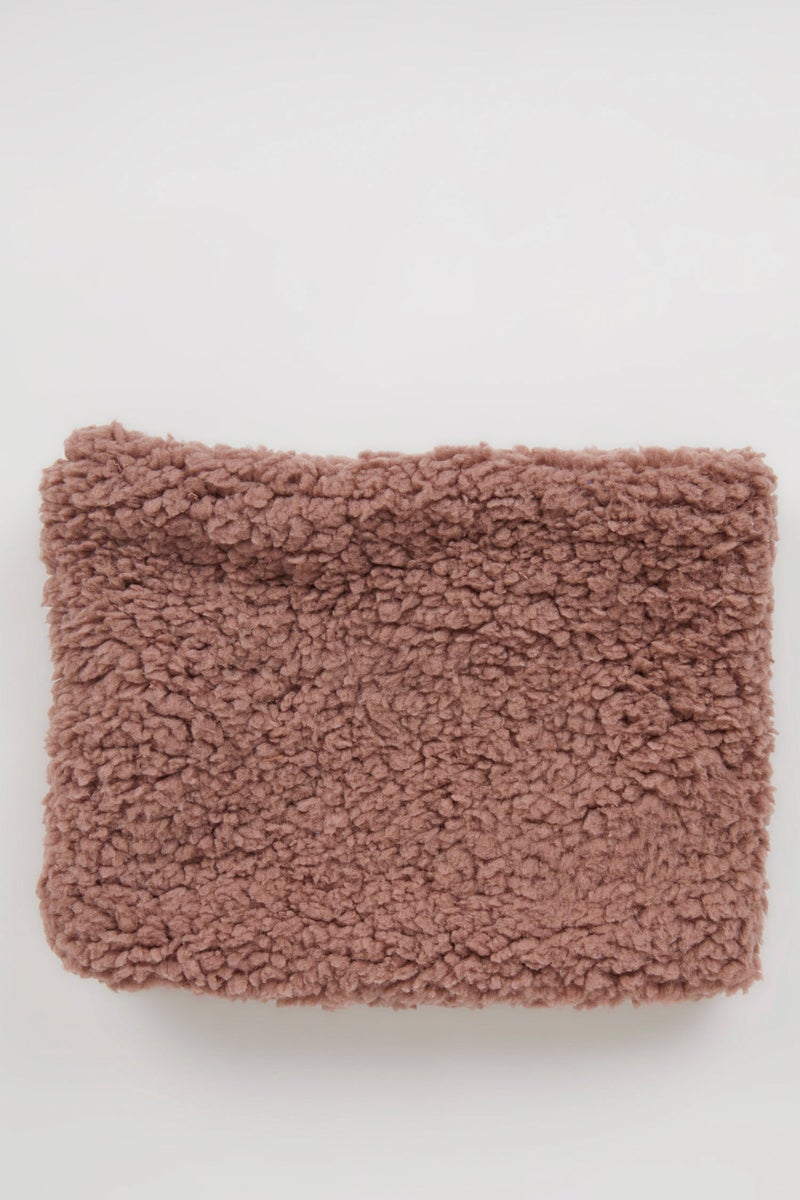 ديفاكتو طقم بيبي بناتي قطيفة على شكل دب - قطعتين - Image 3