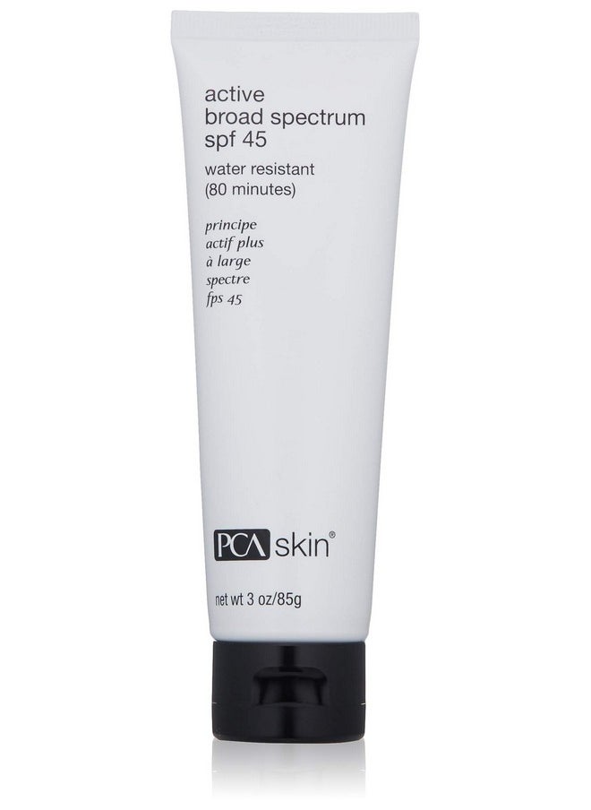 PCA SKIN Active Broad Spectrum Spf 45 Zinc Oxide Waterresistant Face & Body Sunscreen Lotion Reeffriendly Oxybenzone & Oilfree Formula (3 Fl Oz)  - Image 1