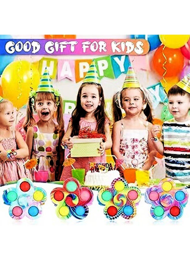 سواران دوّاران متوهّجان 2 قطعة، ألعاب تخفيف التوتر الحسية للأطفال والكبار، تخفيف القلق والتوتر، اضطراب فرط الحركة وتشتت الانتباه والتوحد، مناسبة للفتيات والفتيان، هدايا حفلات أعياد الميلاد، أكياس الهدايا، مكافآت الفصل (اللون عشوائي) - Image 4