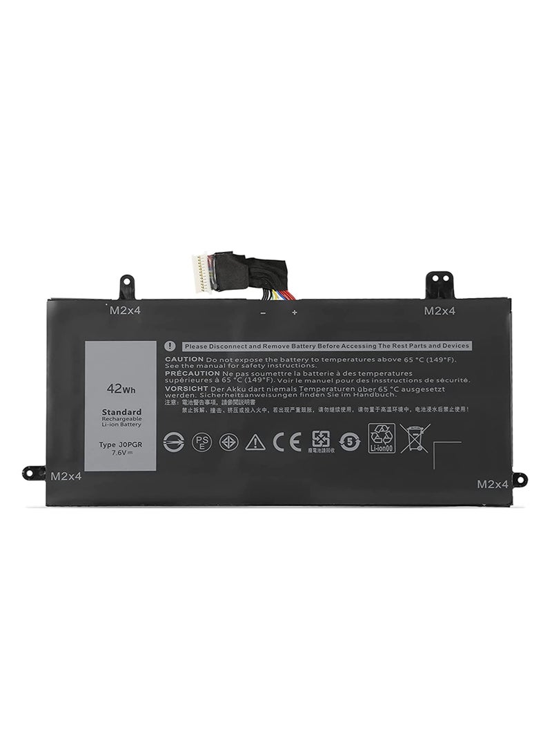J0PGR Laptop Battery for Dell Latitude 12 5285 5290 2-in-1 T17G T17G001 T17G002 Series JOPGR 0J0PGR 1WND8 X16TW 0X16TW RDYCT 0RDYCT 0FTH6F FTH6F 0FTG78 FTG78 0R9XM9 R9XM9 7.6V 42Wh - Image 1