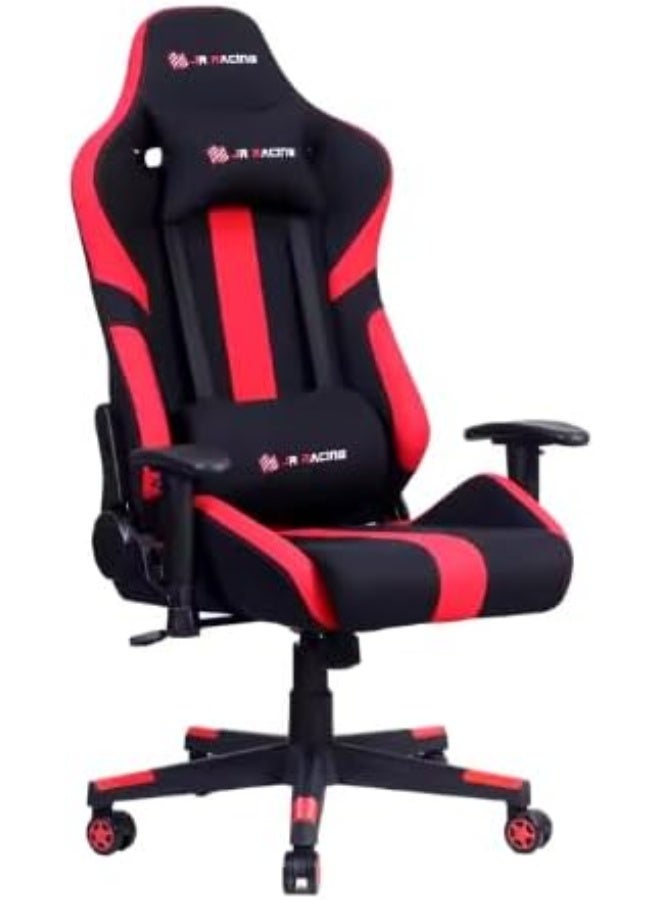Comfynest Ergonomic Gaming Chair, Adjustable High-Back PU Leather Office Chair with Lumbar Support, Armrests, and Headrest for Ultimate Comfort (Red) - Image 1