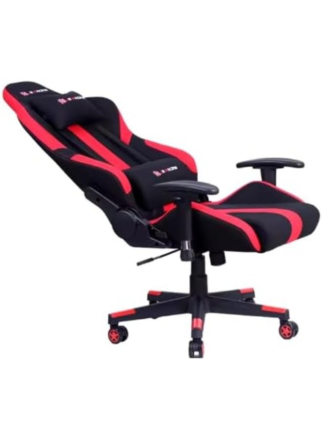 Comfynest Ergonomic Gaming Chair, Adjustable High-Back PU Leather Office Chair with Lumbar Support, Armrests, and Headrest for Ultimate Comfort (Red) - Image 4