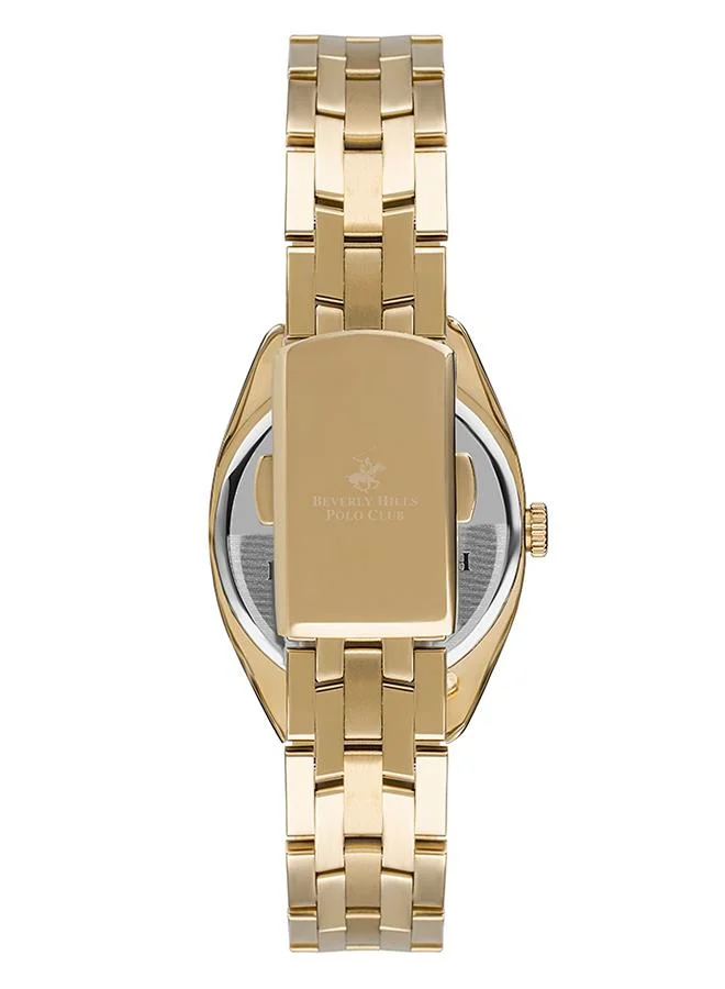 بيفرلي هيلز بولو كلوب Beverly Hills Polo Club BP3270X.120 Women's Analog Display Watch & Metal Strap Gold
