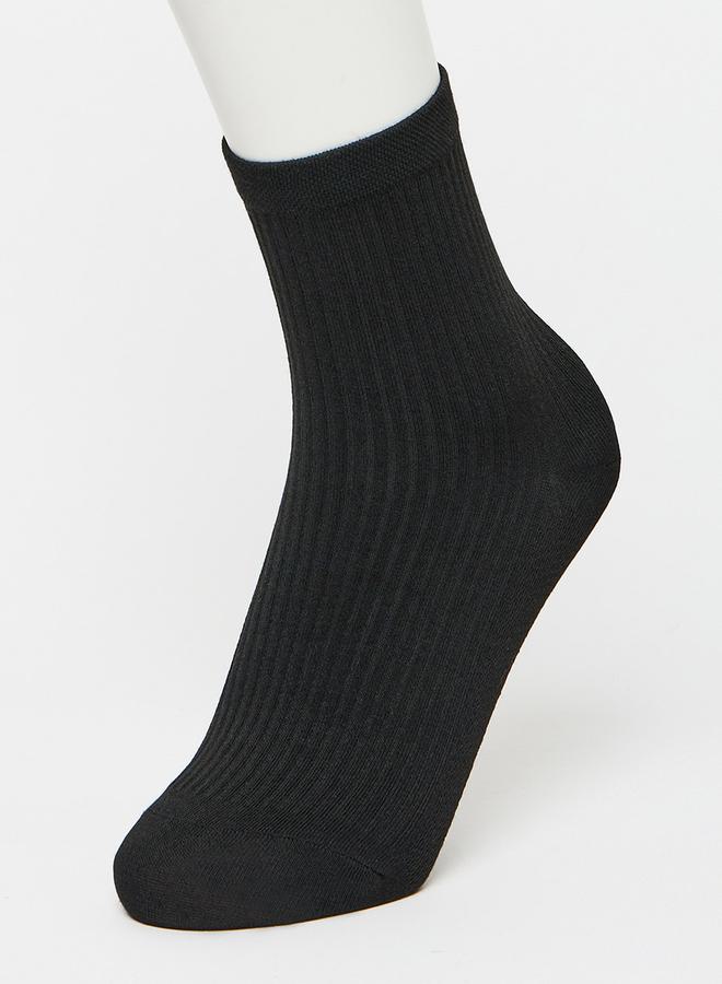 Styli Pack of 5 Solid Ankle Length Socks  - Image 2