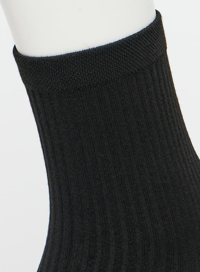 Styli Pack of 5 Solid Ankle Length Socks  - Image 3