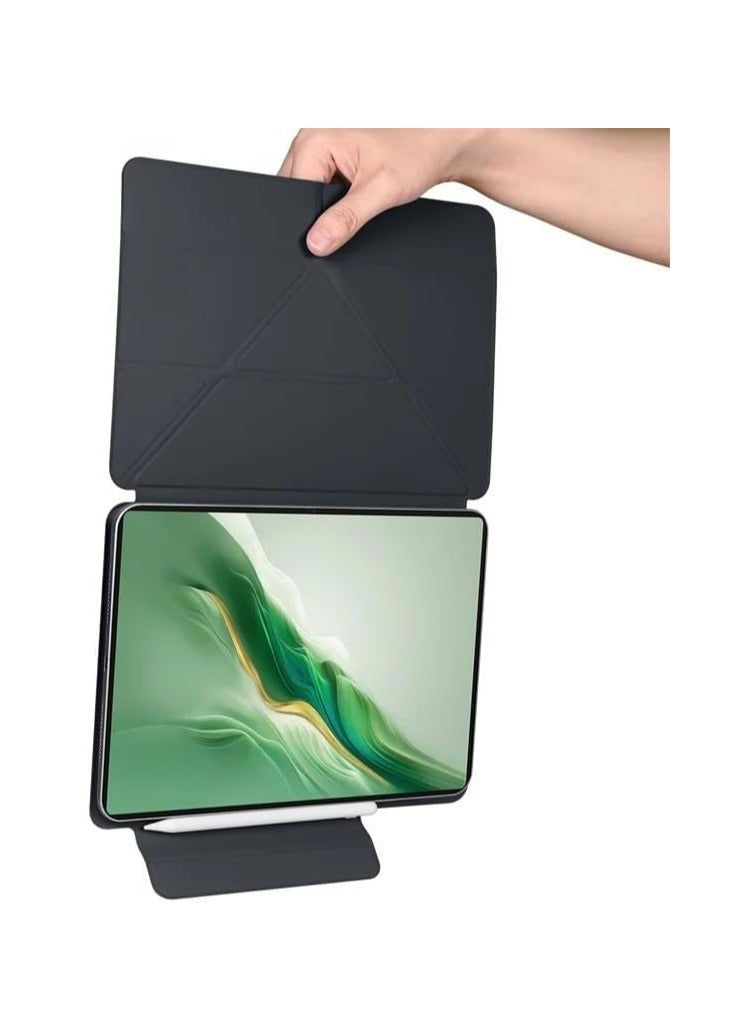 The magnetic case is compatible with Honor MagicPad 2 12.3-inch (2024), ultra-thin Y-shaped folding leather case, and Honor MagicPad 2 multi-angle bracket case 12.3-inch - Image 4