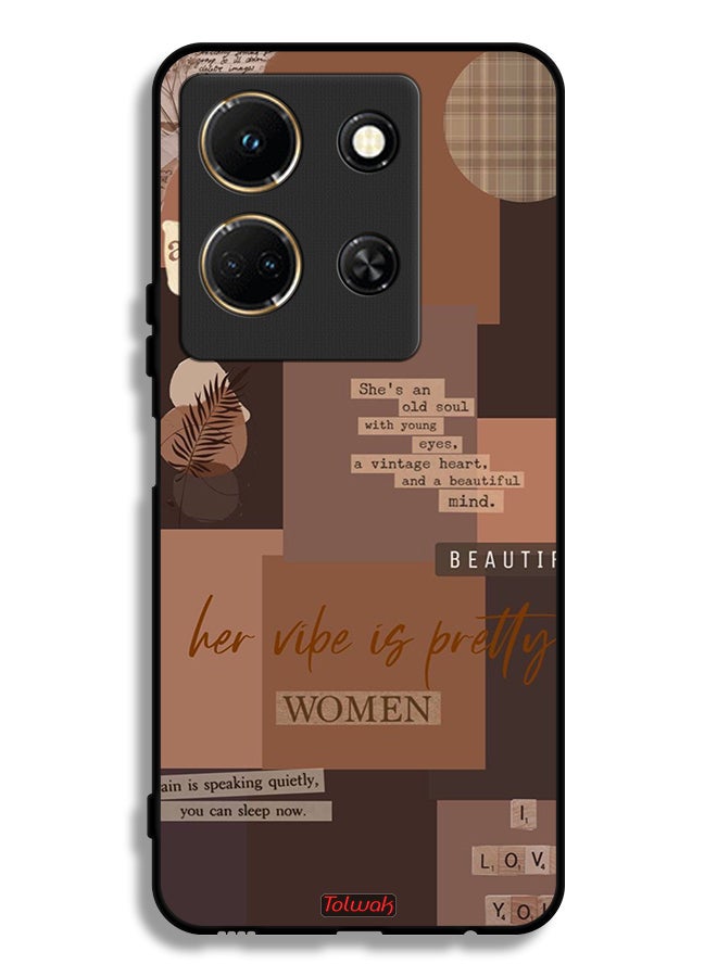 Tolwak Infinix Note 30 Protective Case Cover Adventurer Women - Image 1
