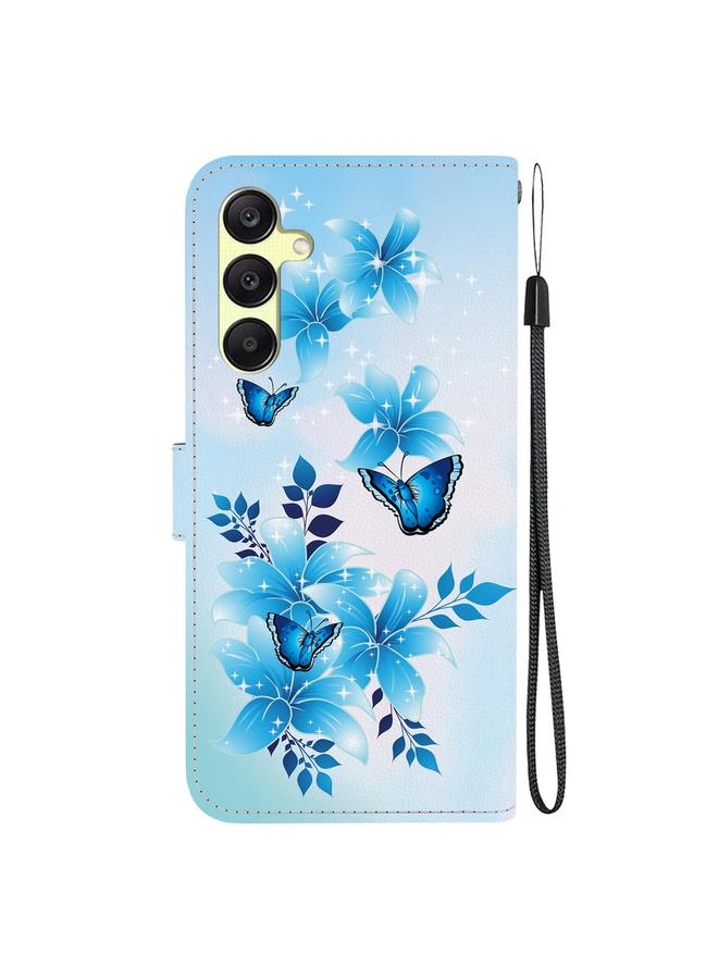 S-TOP Case For Samsung Galaxy A25 5G Crystal Texture Colored Drawing Leather Phone Case - Image 3