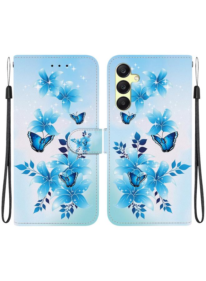 S-TOP Case For Samsung Galaxy A25 5G Crystal Texture Colored Drawing Leather Phone Case - Image 1