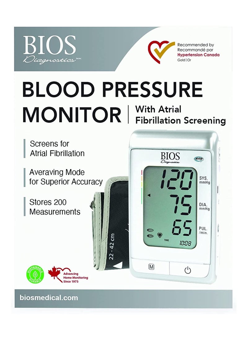 Blood Pressure Monitor – with Atrial Fibrillation Screening