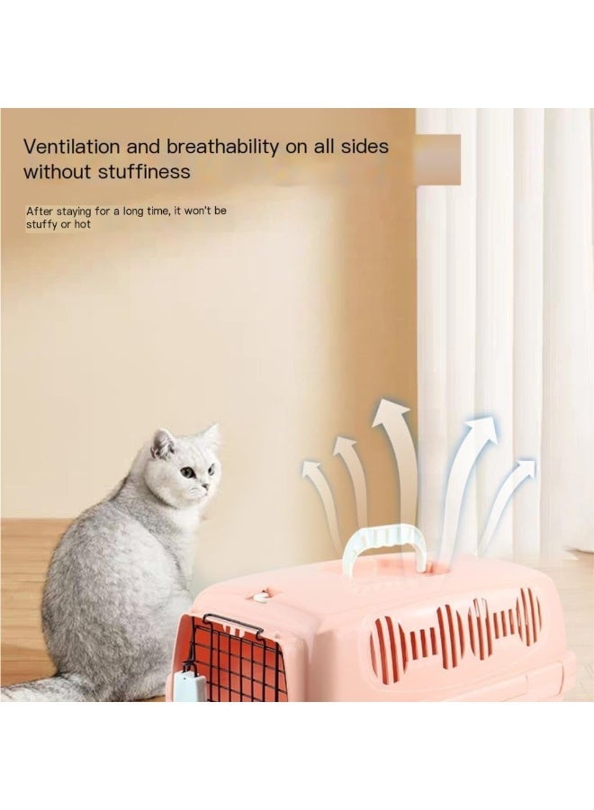 Pado Pet Carrier for Cats and Small Pets – Grey, 42 × 25 × 25 cm - Image 2