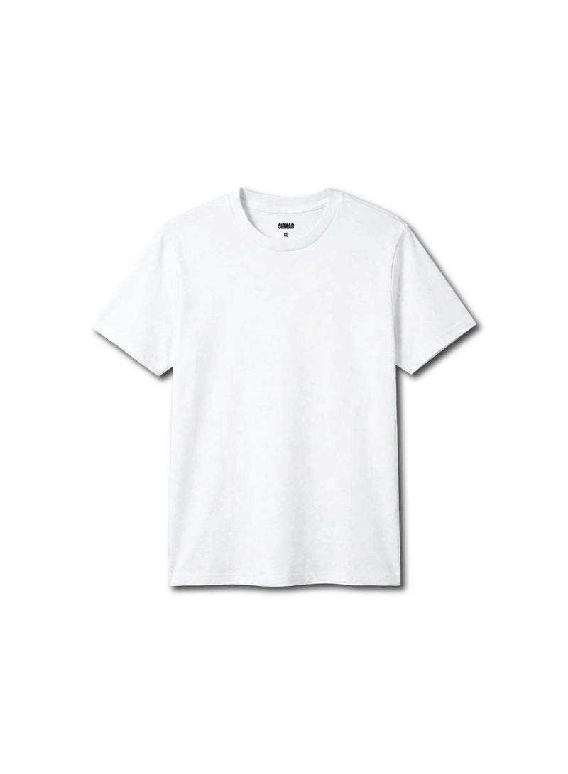 SIRKAR Regular Fit Basic T-Shirts 100% Cotton , Solid - Image 1