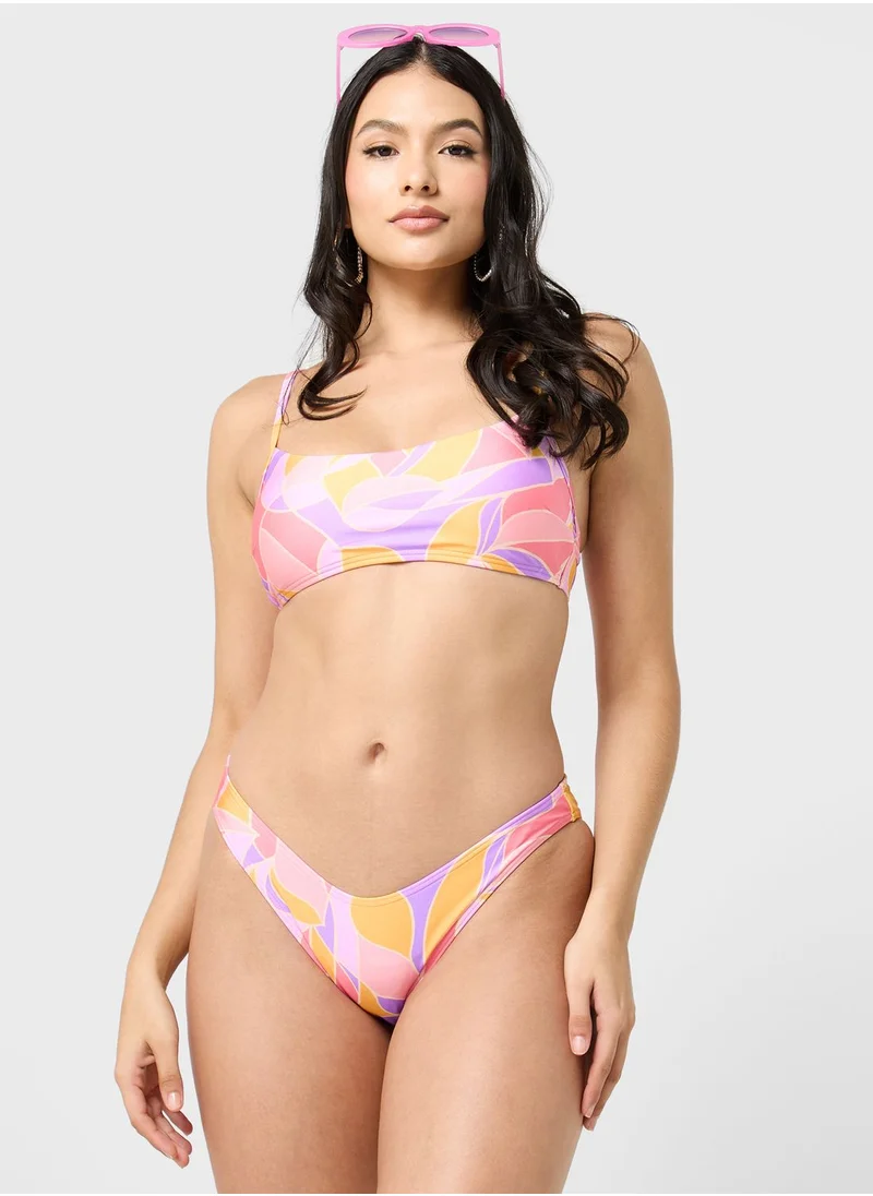 NEW LOOK Printed Bikini Bottom