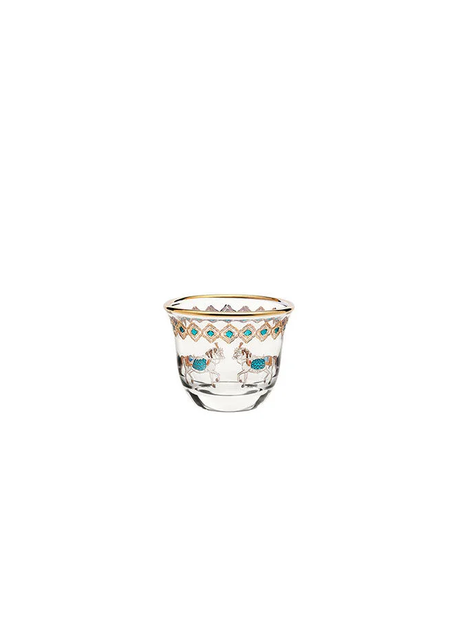 Villeroy & Boch 6-Piece Horse Tiffany Gawa Cups