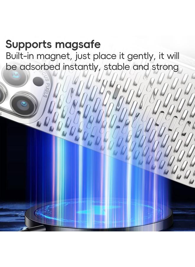 S-TOP Case For iPhone 15 Pro Max Hollow Cooling MagSafe Phone Case - Image 4