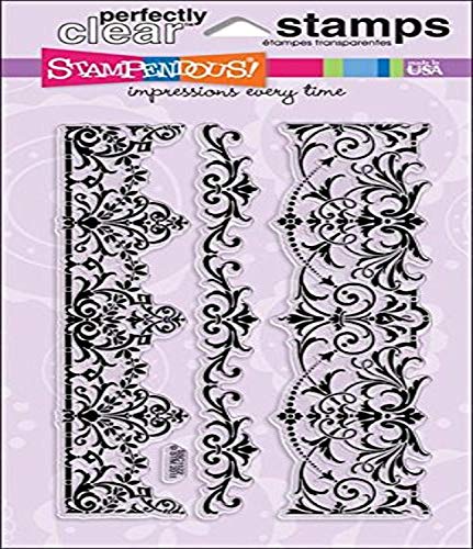 Stampendous Perfectly Clear Stamp Set, Elegant Borders Image - Image 5