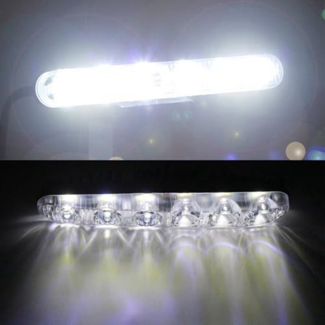 2 LED Daytime Running Lights DRL Fog, 12V, Universal - Image 2