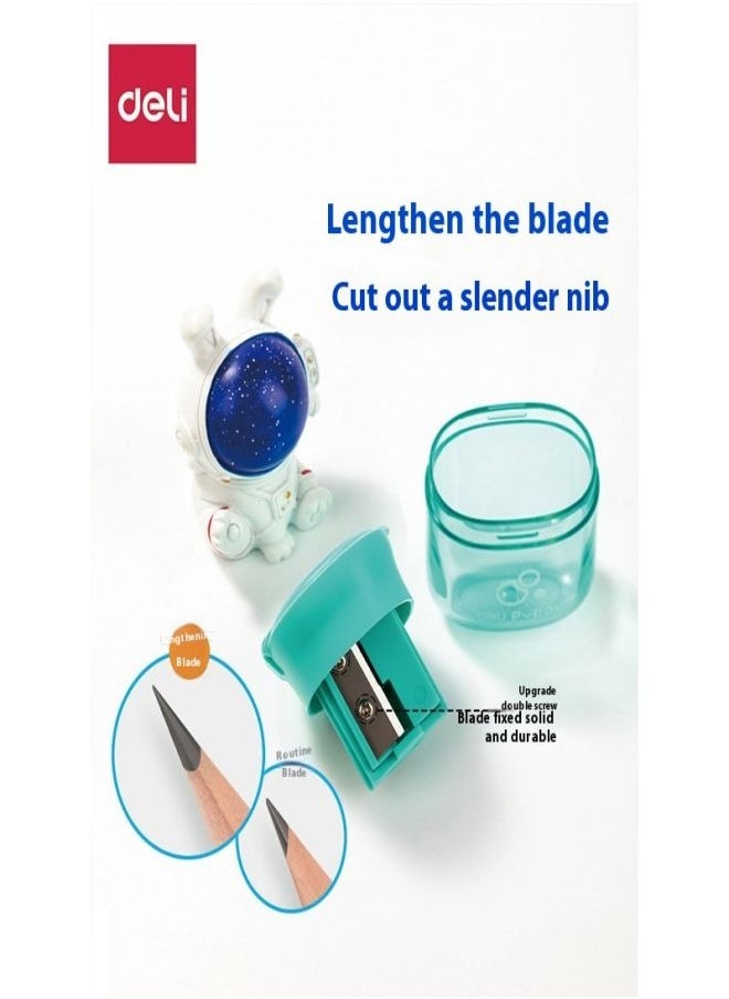 Deli - Deli Large-Diameter Pencil Sharpener – Heavy-Duty 3-Hole Pencil Sharpener, Mini Multi-Function Sharpener - Image 1