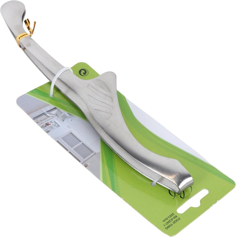 بي آند دي ملقط طعام من الستانلس ستيل من B&D – ملاقط تقديم للمطبخ، فضي، مقاس 20×3.5 سم - Image 3