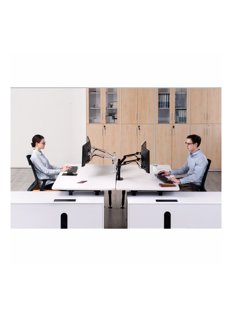 upergo - UPERGO OL-2 Pole Mounted Dual Monitor Arm - Image 1