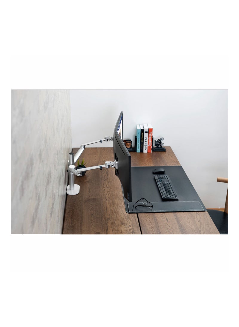 upergo - UPERGO OL-2 Pole Mounted Dual Monitor Arm - Image 1