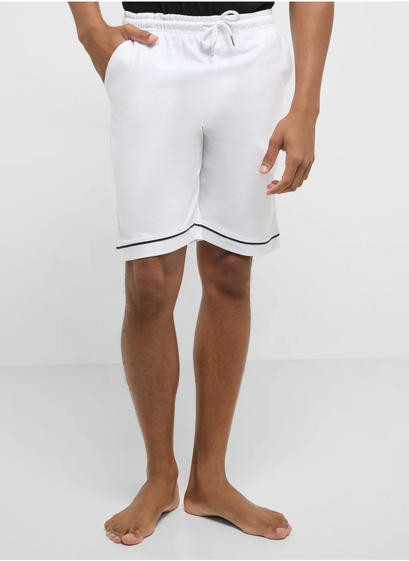 Seventy Five Printed Stripe Shorts Set